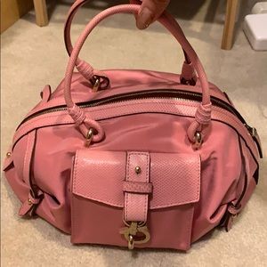 Salvatore Ferragamo vintage pink handbag